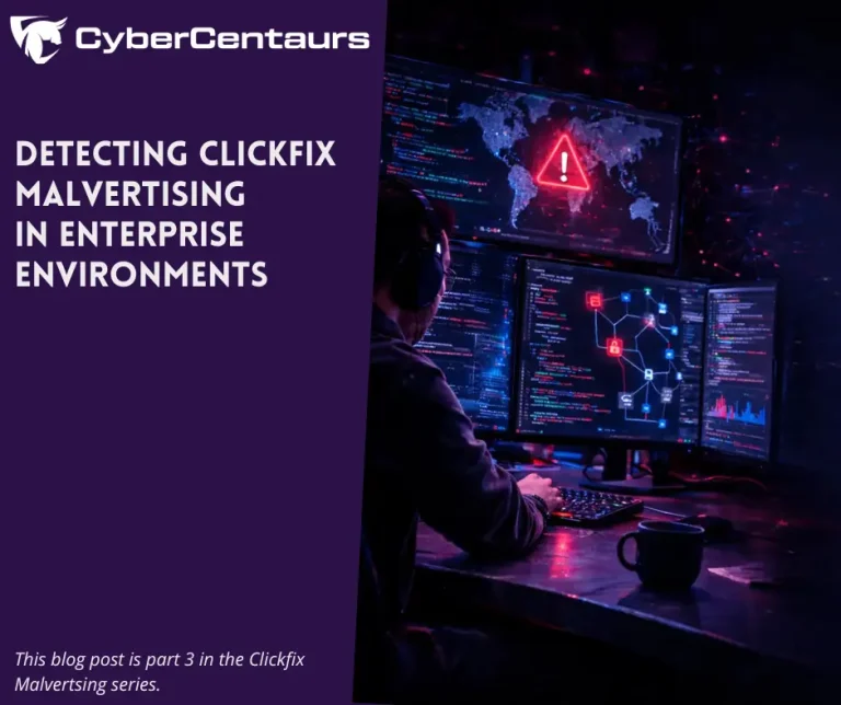 Detecting ClickFix Malvertising in Enterprise Environments